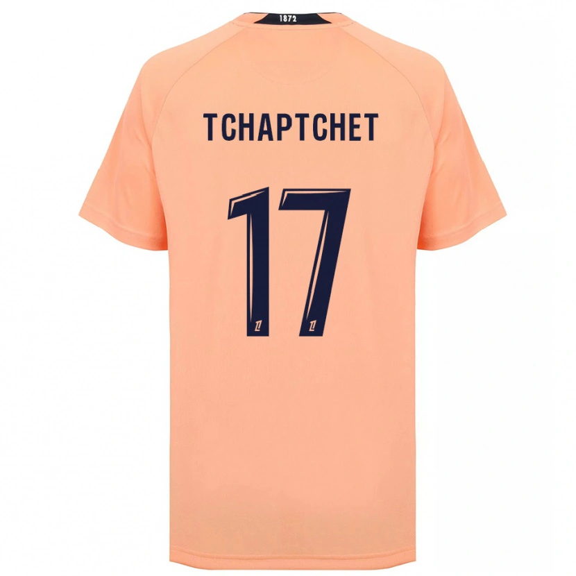Danxen Bambino Maglia Chanel Tchaptchet #17 Arancione Blu Navy Kit Gara Away 2025/26 Maglietta