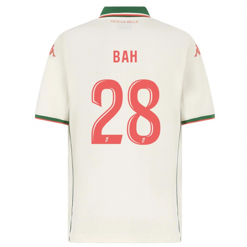 Danxen Bambino Maglia Juma Bah #28 Bianco Verde Kit Gara Away 2025/26 Maglietta