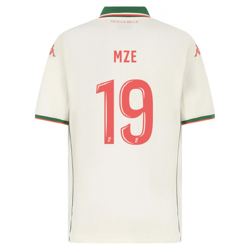 Danxen Bambino Maglia Yrma Mze Issa #19 Bianco Verde Kit Gara Away 2025/26 Maglietta