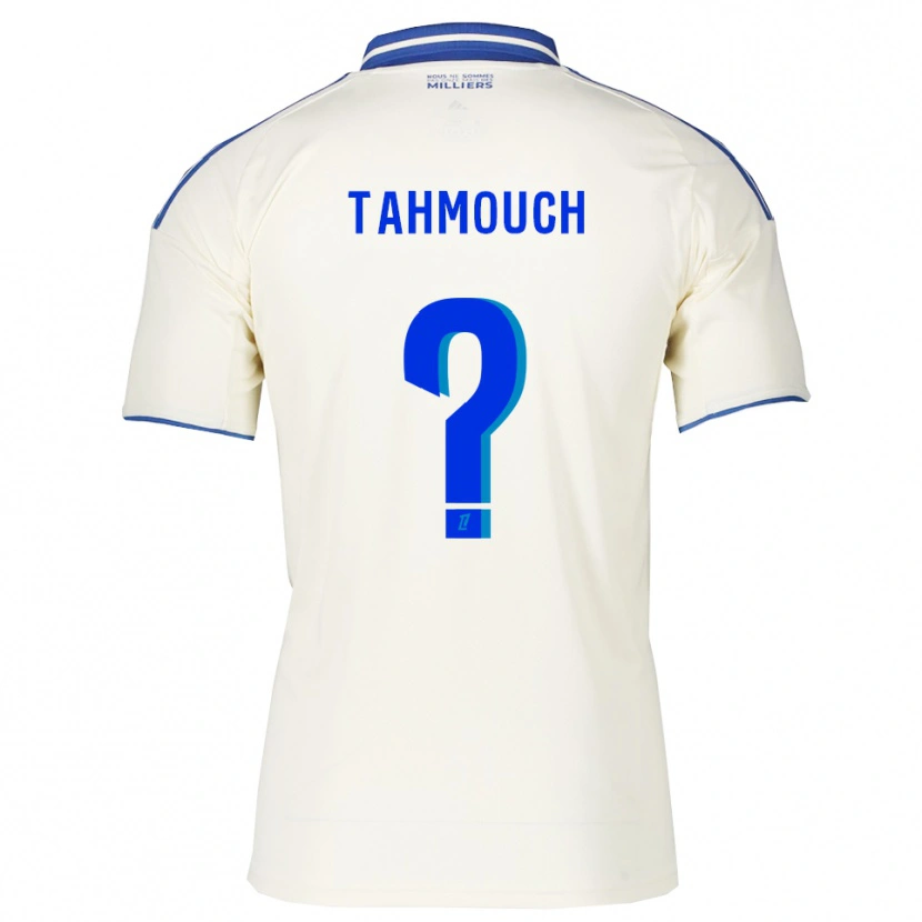 Danxen Bambino Maglia Mathieu Tahmouch #0 Champagne Blu Kit Gara Away 2025/26 Maglietta