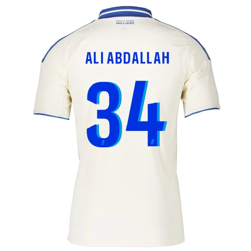 Danxen Bambino Maglia Aboubacar Ali Abdallah #34 Champagne Blu Kit Gara Away 2025/26 Maglietta