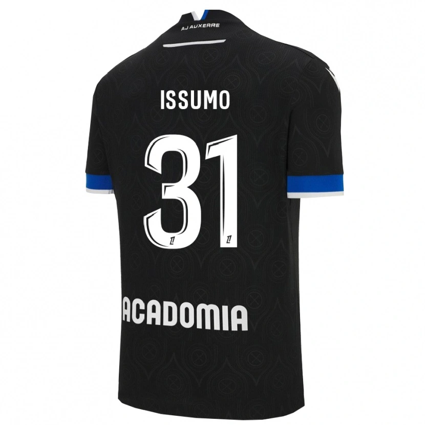 Danxen Bambino Maglia Aaron Issumo #31 Nero Bianco Kit Gara Away 2025/26 Maglietta