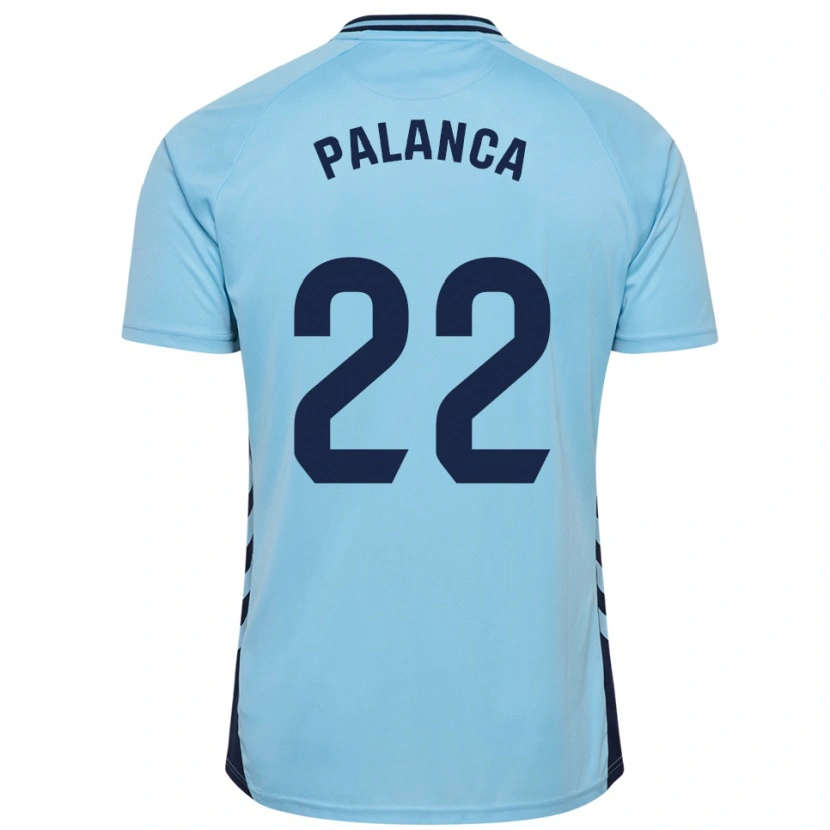 Danxen Bambino Maglia Palanca #22 Azzurro Kit Gara Away 2025/26 Maglietta
