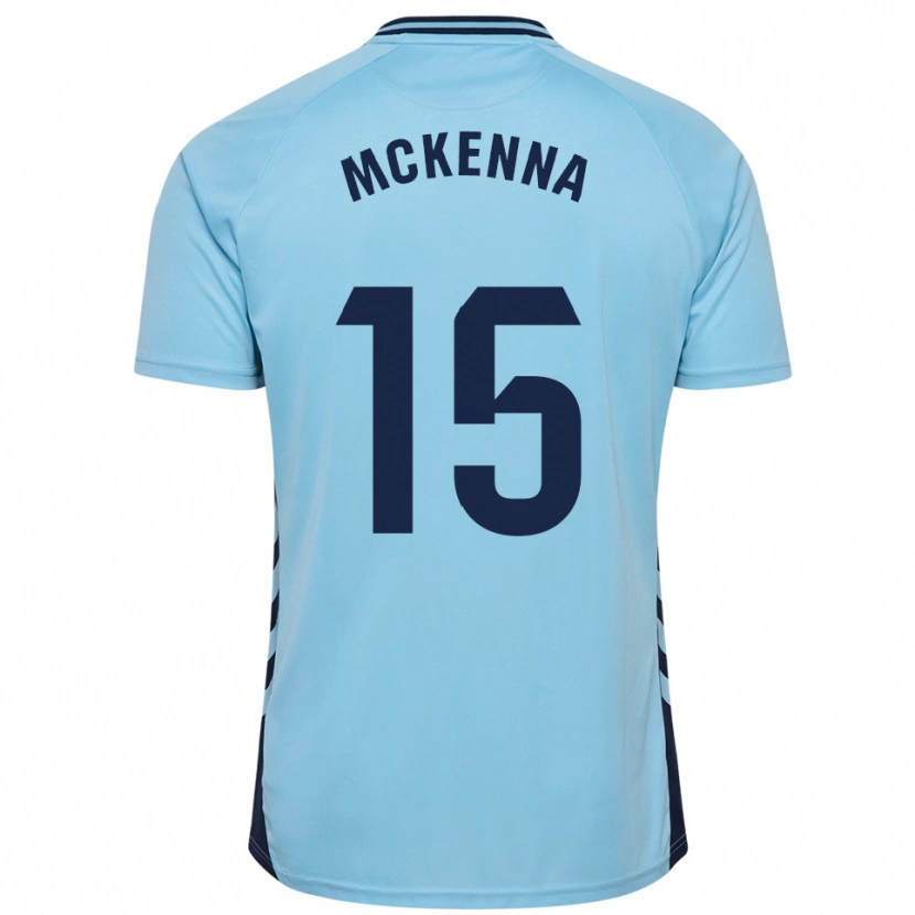 Danxen Bambino Maglia Scott Mckenna #15 Azzurro Kit Gara Away 2025/26 Maglietta