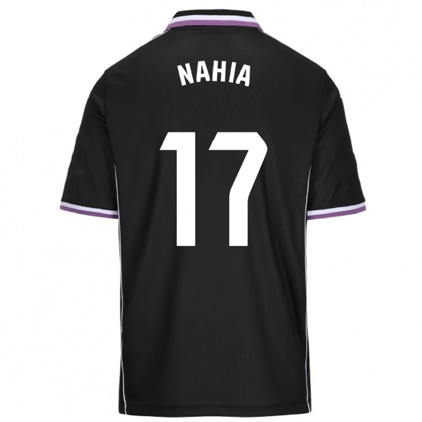 Danxen Bambino Maglia Nahia Pastor Calvo #17 Viola Nero Kit Gara Away 2025/26 Maglietta