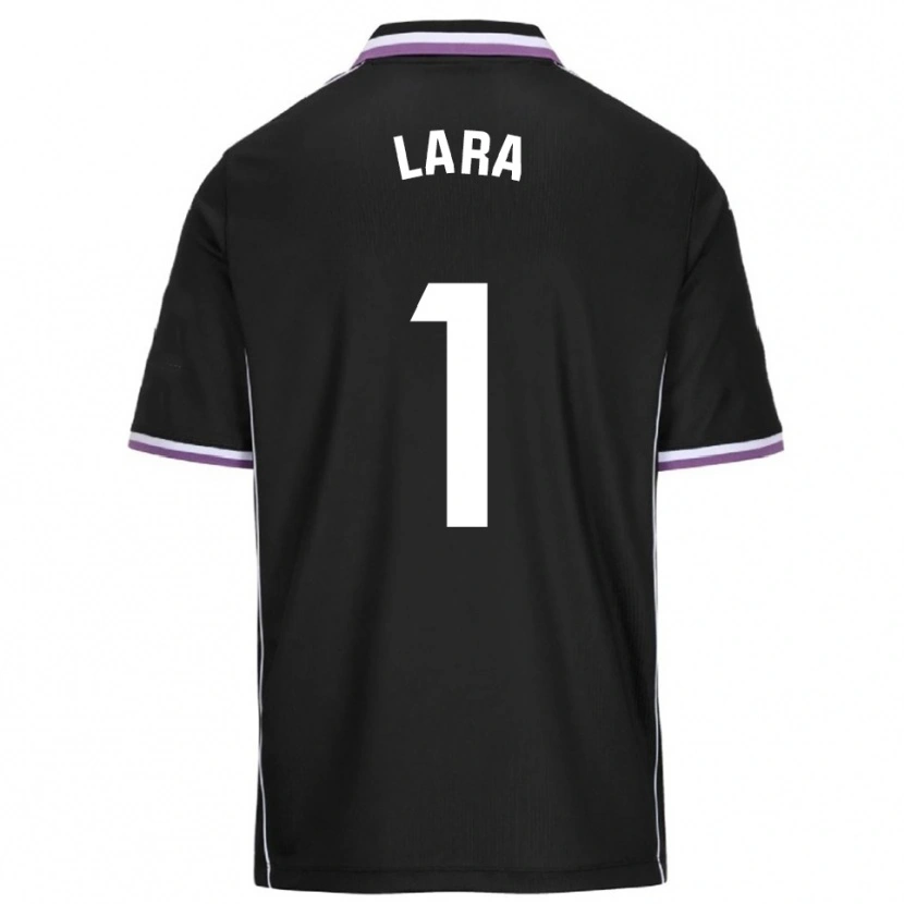 Danxen Bambino Maglia Lara Lara De Las Heras Coello #1 Viola Nero Kit Gara Away 2025/26 Maglietta
