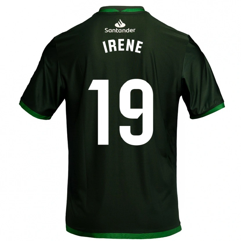 Danxen Bambino Maglia Irene Canal Gómez #19 Verde Scuro Kit Gara Away 2025/26 Maglietta