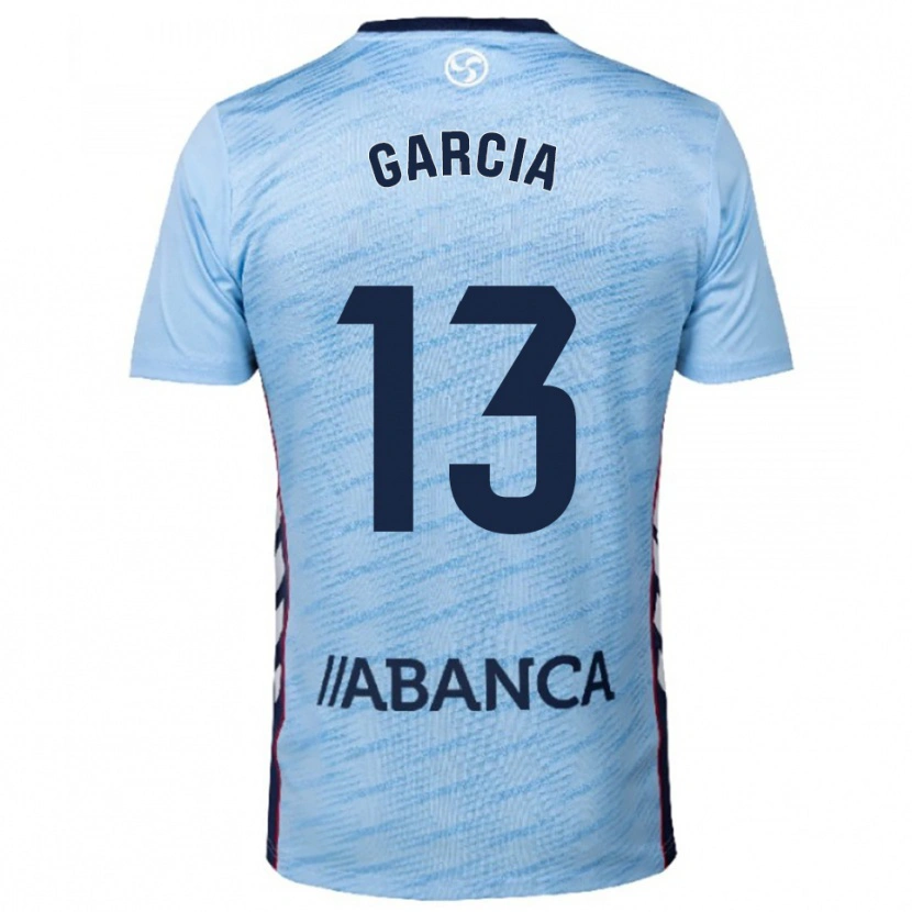 Danxen Uomo Maglia Raul Garcia #13 Azzurro Rosso Kit Gara Home 2025/26 Maglietta