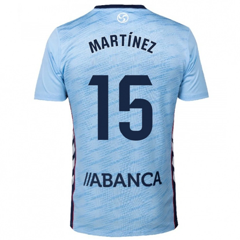 Danxen Uomo Maglia Fer Martínez #15 Azzurro Rosso Kit Gara Home 2025/26 Maglietta