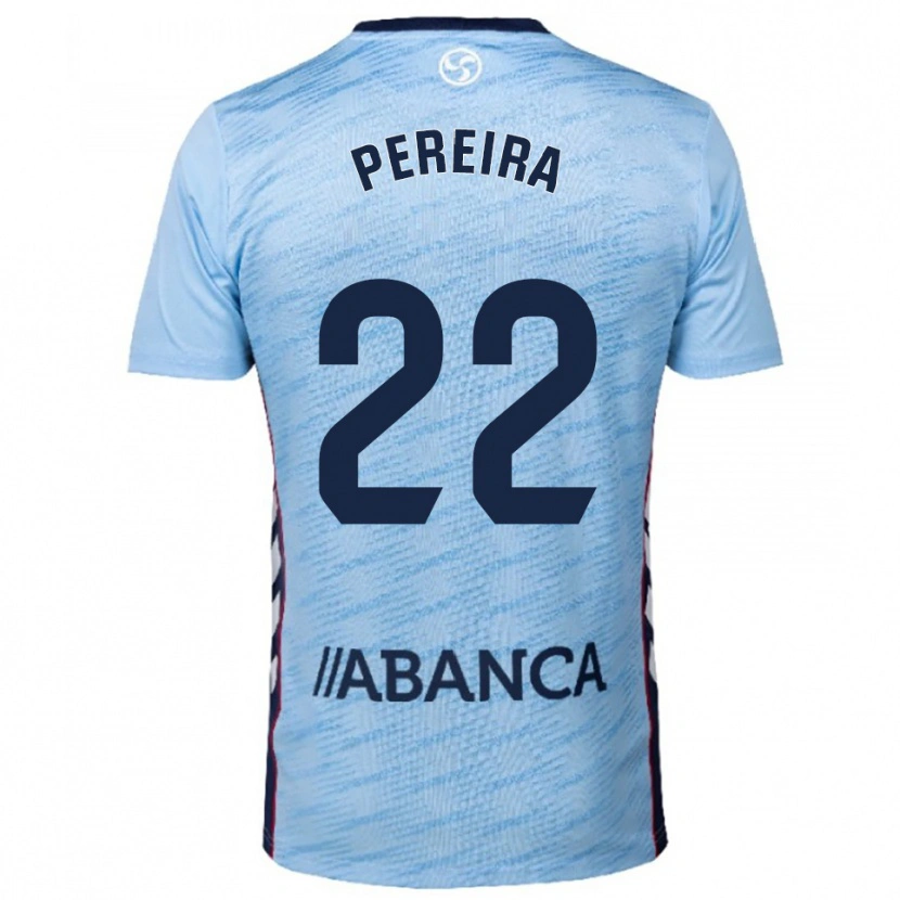Danxen Uomo Maglia Noe Pereira #22 Azzurro Rosso Kit Gara Home 2025/26 Maglietta