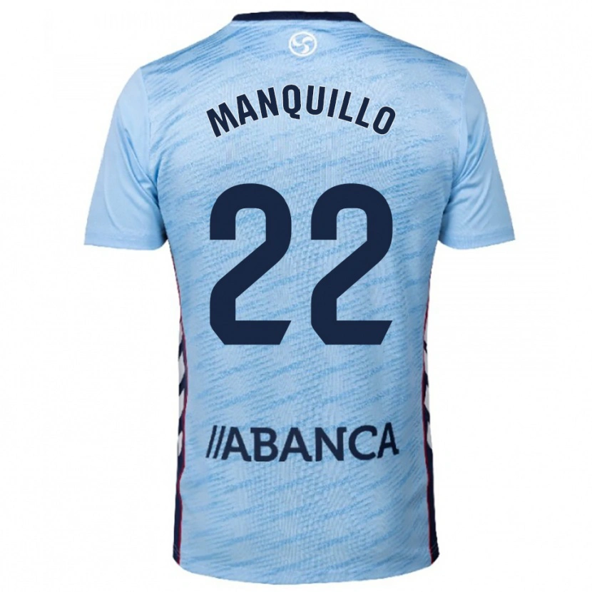 Danxen Uomo Maglia Javier Manquillo #22 Azzurro Rosso Kit Gara Home 2025/26 Maglietta