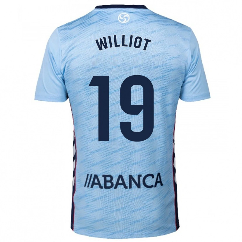 Danxen Uomo Maglia Williot Swedberg #19 Azzurro Rosso Kit Gara Home 2025/26 Maglietta