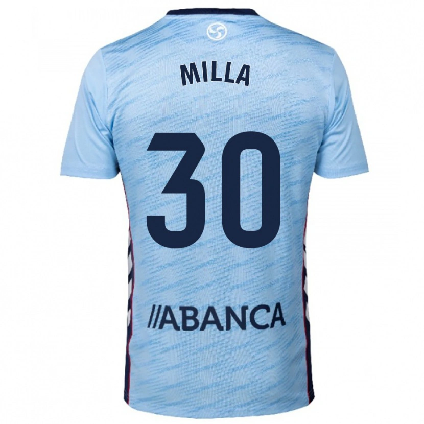 Danxen Uomo Maglia Germain Milla #30 Azzurro Rosso Kit Gara Home 2025/26 Maglietta