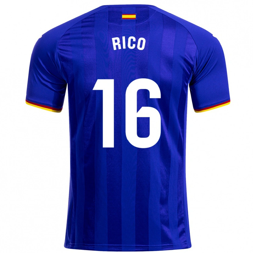 Danxen Uomo Maglia Diego Rico #16 Blu Rosso Giallo Kit Gara Home 2025/26 Maglietta