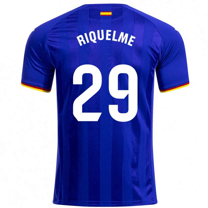 Danxen Uomo Maglia Adrián Riquelme #29 Blu Rosso Giallo Kit Gara Home 2025/26 Maglietta
