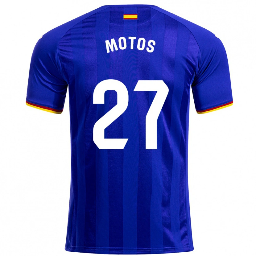 Danxen Uomo Maglia Israel Motos #27 Blu Rosso Giallo Kit Gara Home 2025/26 Maglietta