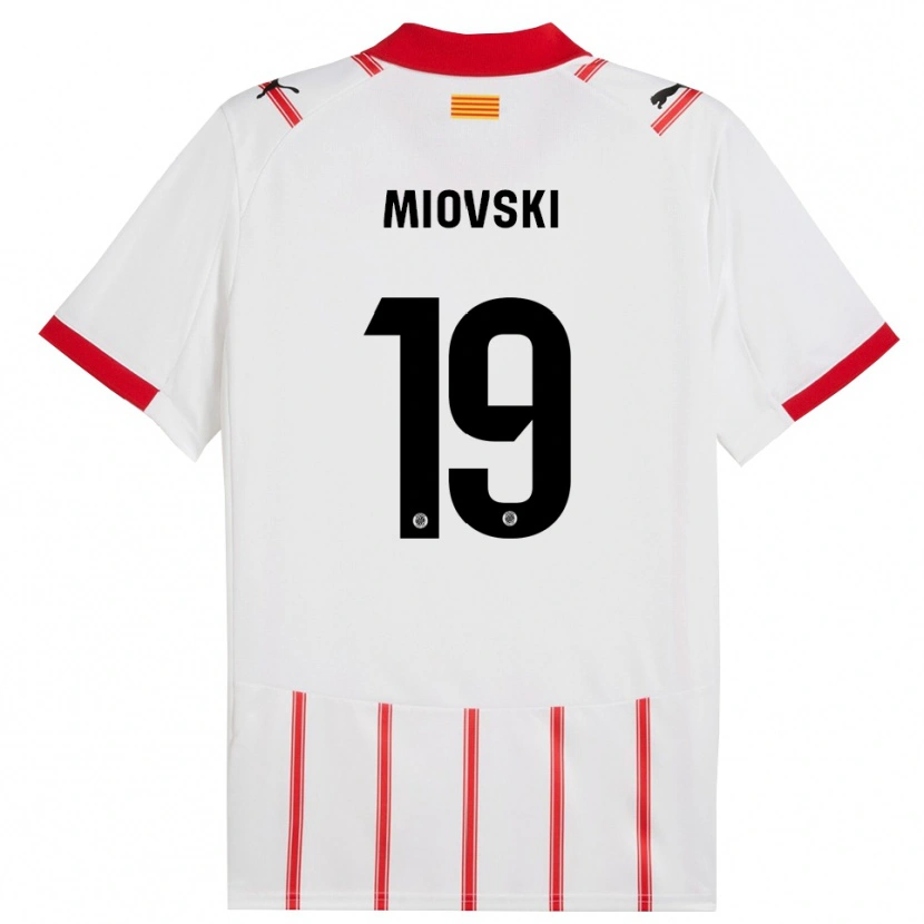 Danxen Uomo Maglia Bojan Miovski #19 Bianco Rosso Kit Gara Home 2025/26 Maglietta