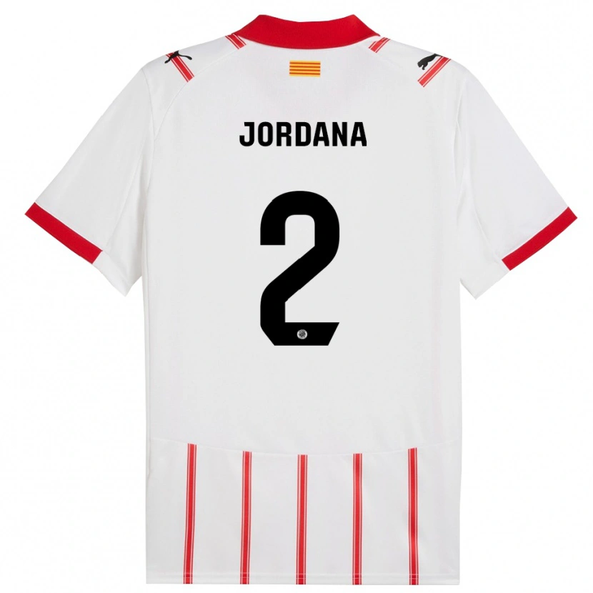 Danxen Uomo Maglia Gibert Jordana #2 Bianco Rosso Kit Gara Home 2025/26 Maglietta