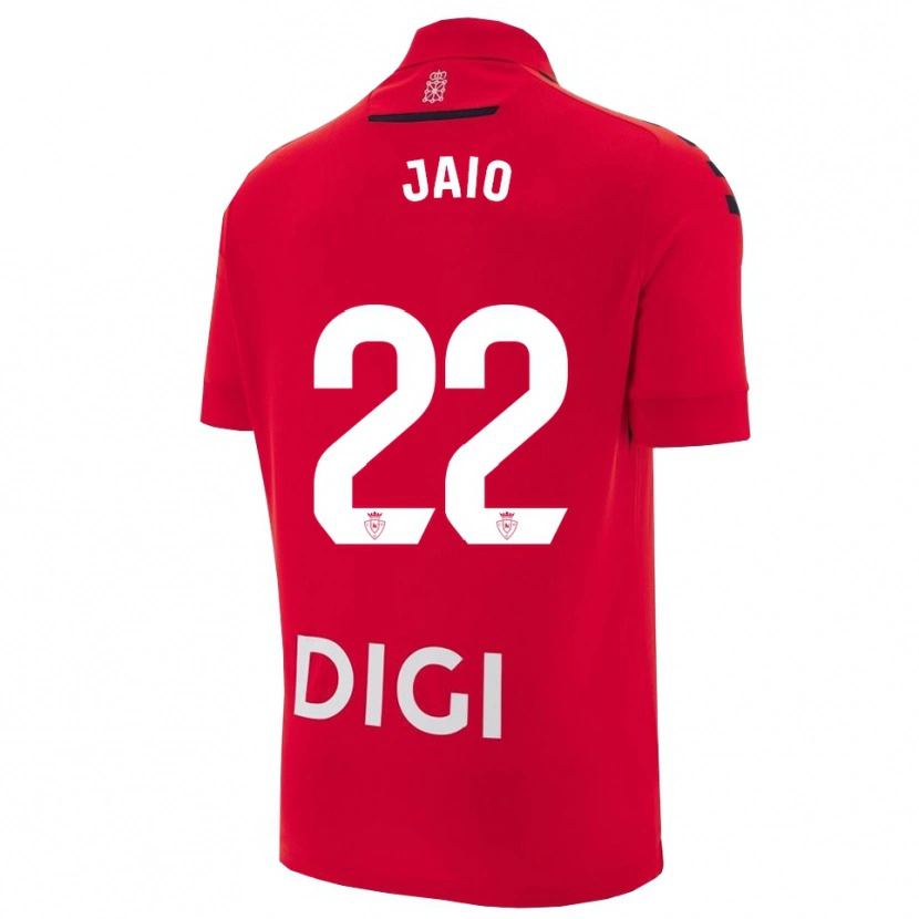 Danxen Uomo Maglia Jaione Larraiotz Senosiain #22 Rosso Nero Kit Gara Home 2025/26 Maglietta