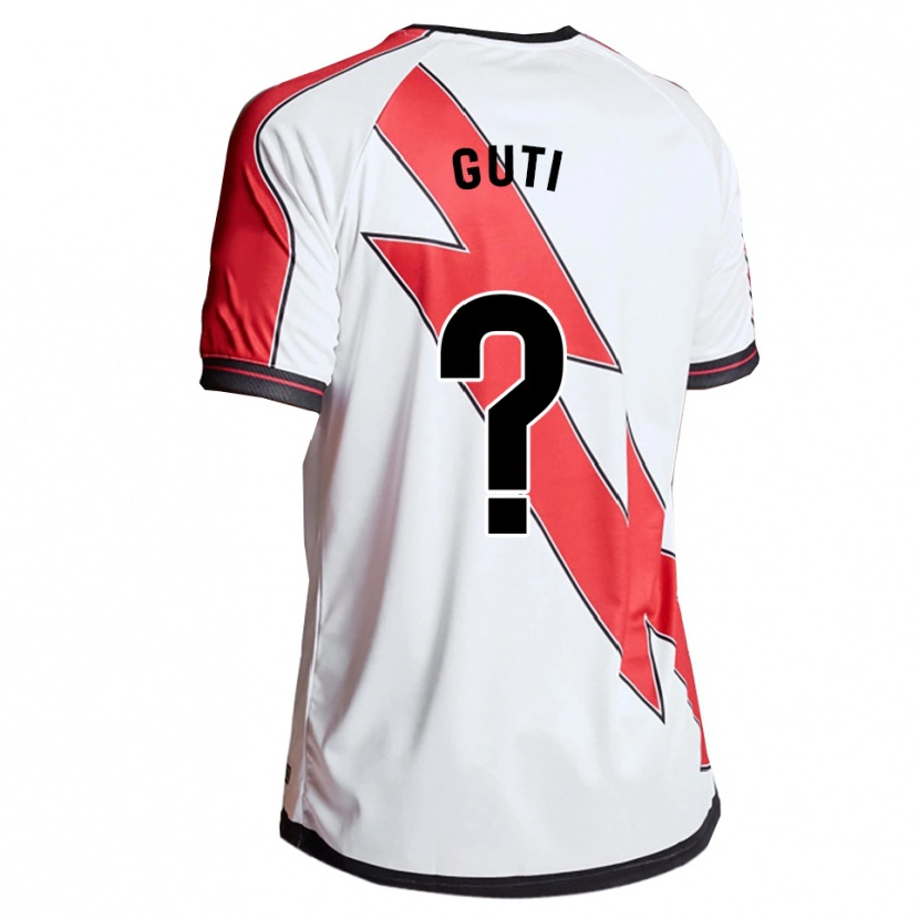 Danxen Uomo Maglia Ana María Gutiérrez Montero #0 Bianco Rosso Kit Gara Home 2025/26 Maglietta