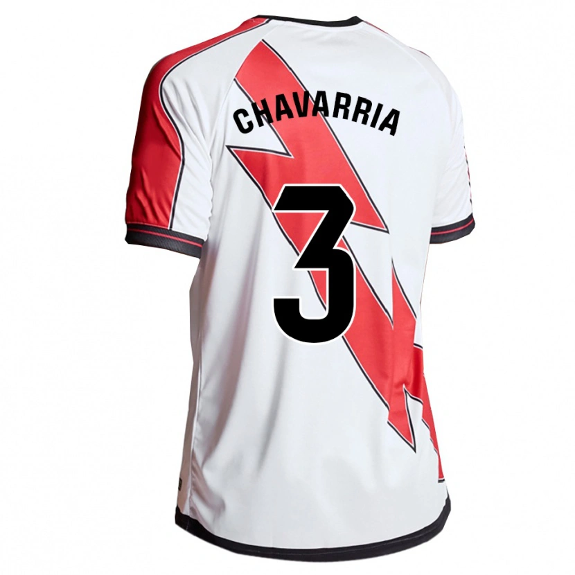 Danxen Uomo Maglia Pep Chavarría #3 Bianco Rosso Kit Gara Home 2025/26 Maglietta