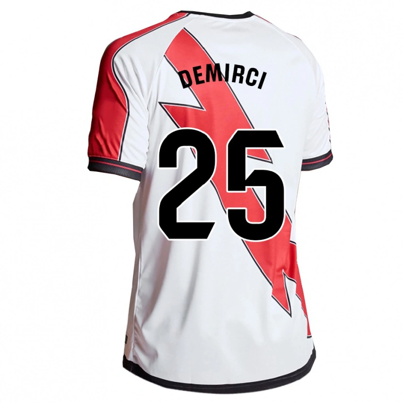Danxen Uomo Maglia Mert Demirci #25 Bianco Rosso Kit Gara Home 2025/26 Maglietta