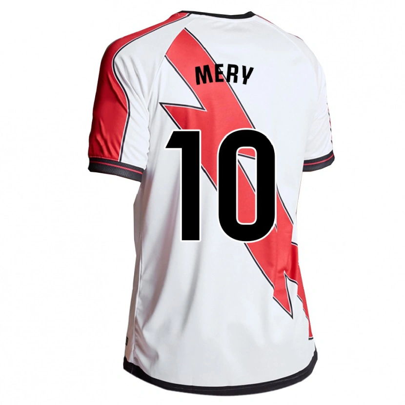 Danxen Uomo Maglia María Martí Bartis #10 Bianco Rosso Kit Gara Home 2025/26 Maglietta