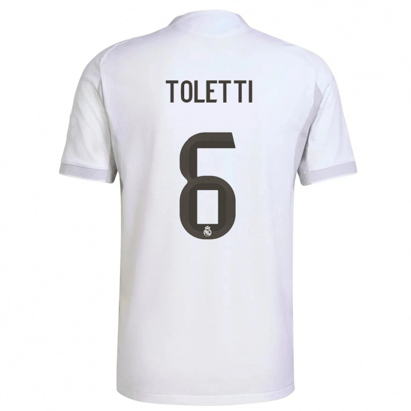 Danxen Uomo Maglia Sandie Toletti #6 Bianco Giallo Kit Gara Home 2025/26 Maglietta