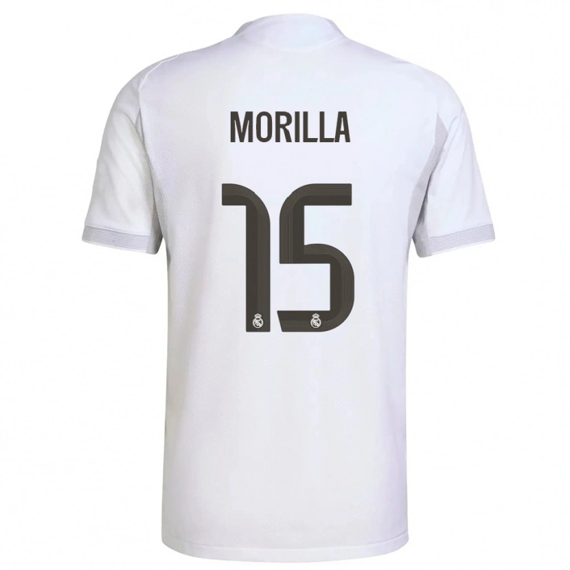 Danxen Uomo Maglia Jairo Morilla #15 Bianco Giallo Kit Gara Home 2025/26 Maglietta
