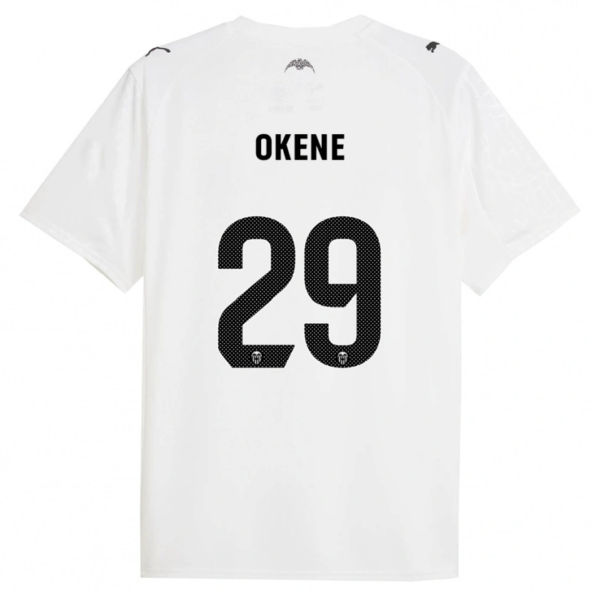 Danxen Uomo Maglia Andrea Okene #29 Bianco Nero Kit Gara Home 2025/26 Maglietta