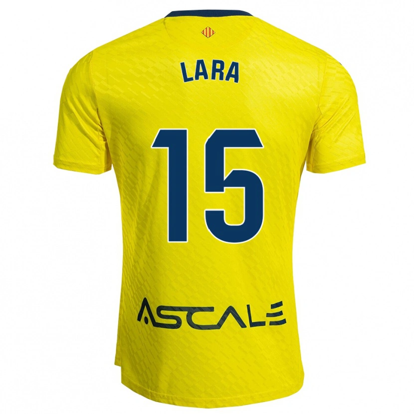 Danxen Uomo Maglia Francisca Lara #15 Giallo Blu Scuro Kit Gara Home 2025/26 Maglietta