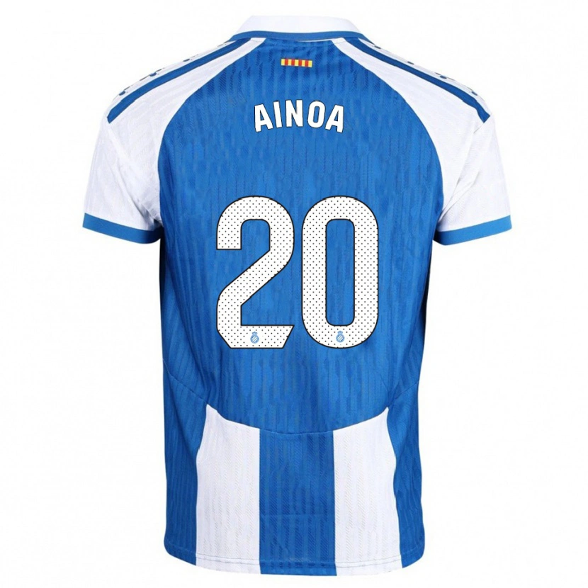 Danxen Uomo Maglia Ainoa Campo Franco #20 Blu Bianco Kit Gara Home 2025/26 Maglietta