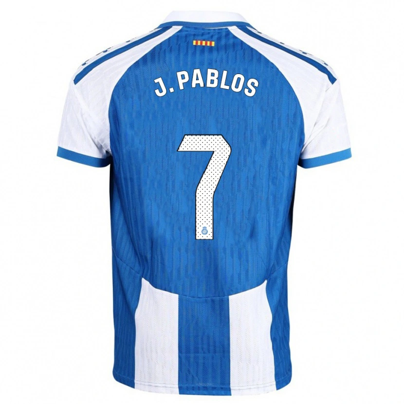 Danxen Uomo Maglia Judith Pablos Garrido #7 Blu Bianco Kit Gara Home 2025/26 Maglietta