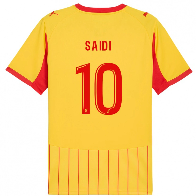 Danxen Uomo Maglia Kahissa Saïdi Muscara #10 Giallo Rosso Kit Gara Home 2025/26 Maglietta