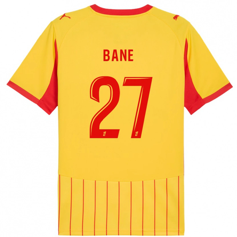 Danxen Uomo Maglia Sidi Bane #27 Giallo Rosso Kit Gara Home 2025/26 Maglietta