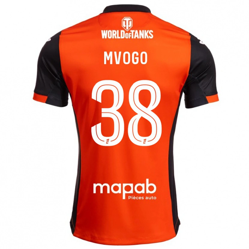Danxen Uomo Maglia Yvon Mvogo #38 Nero Arancione Kit Gara Home 2025/26 Maglietta