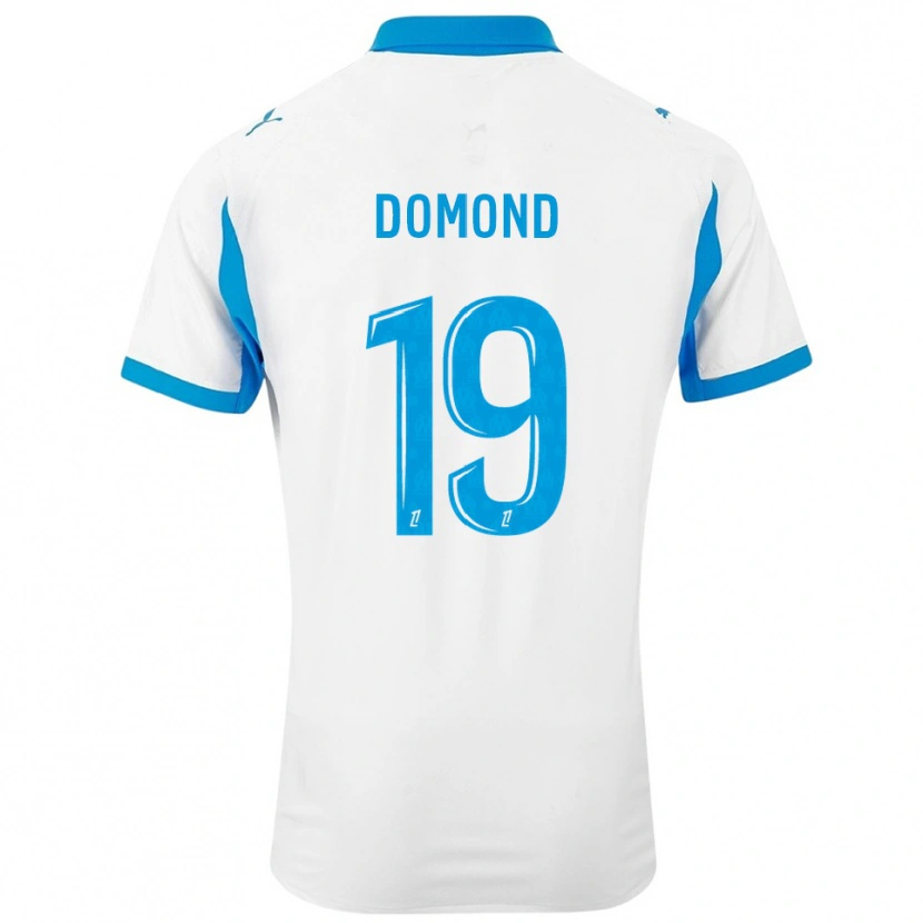 Danxen Uomo Maglia Chelsea Domond #19 Bianco Azzurro Kit Gara Home 2025/26 Maglietta