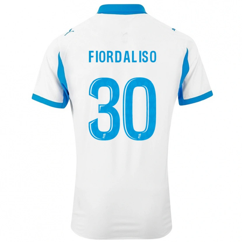 Danxen Uomo Maglia Thelma Fiordaliso #30 Bianco Azzurro Kit Gara Home 2025/26 Maglietta