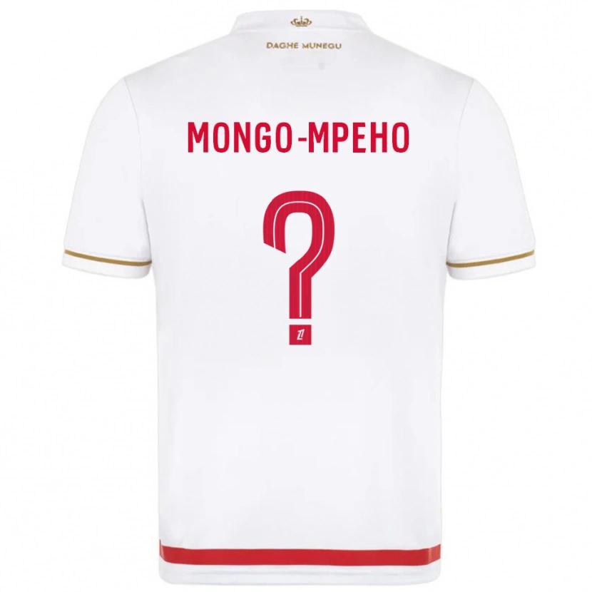 Danxen Uomo Maglia Djordan Mongo-Mpeho #0 Rosso Bianco Kit Gara Home 2025/26 Maglietta