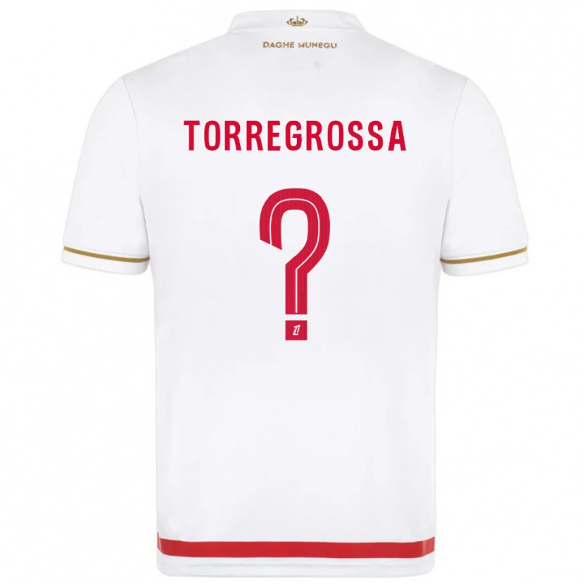 Danxen Uomo Maglia Hugo Torregrossa #0 Rosso Bianco Kit Gara Home 2025/26 Maglietta