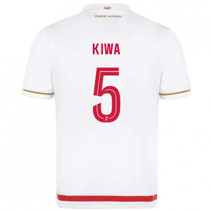 Danxen Uomo Maglia Bradel Kiwa #5 Rosso Bianco Kit Gara Home 2025/26 Maglietta