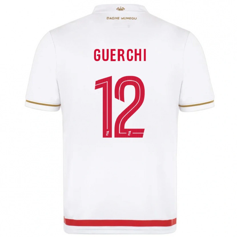 Danxen Uomo Maglia Wassim Guerchi #12 Rosso Bianco Kit Gara Home 2025/26 Maglietta