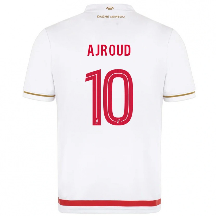 Danxen Uomo Maglia Najd Ajroud #10 Rosso Bianco Kit Gara Home 2025/26 Maglietta