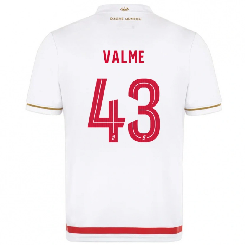 Danxen Uomo Maglia Ritchy Valme #43 Rosso Bianco Kit Gara Home 2025/26 Maglietta