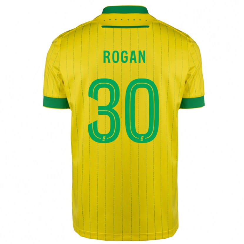 Danxen Uomo Maglia Manja Rogan #30 Giallo Verde Kit Gara Home 2025/26 Maglietta