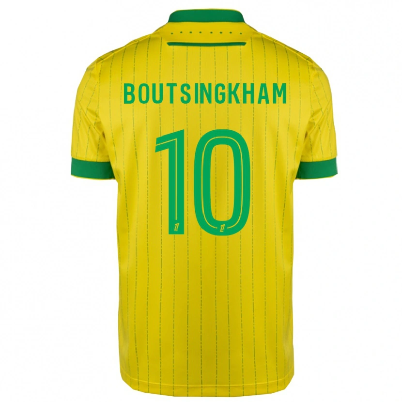 Danxen Uomo Maglia Hugo Boutsingkham #10 Giallo Verde Kit Gara Home 2025/26 Maglietta