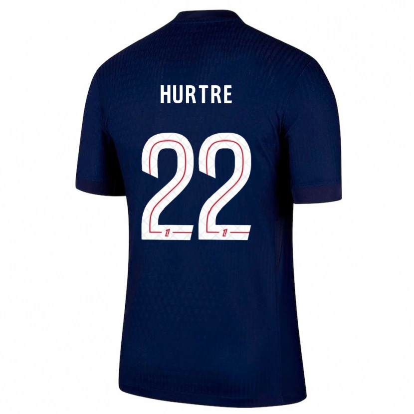 Danxen Uomo Maglia Oceane Hurtre #22 Blu Scuro Rosso Kit Gara Home 2025/26 Maglietta