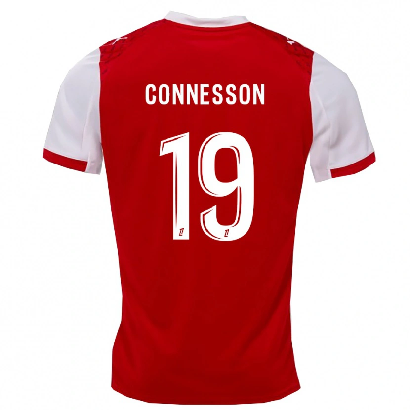 Danxen Uomo Maglia Adele Connesson #19 Rosso Bianco Kit Gara Home 2025/26 Maglietta