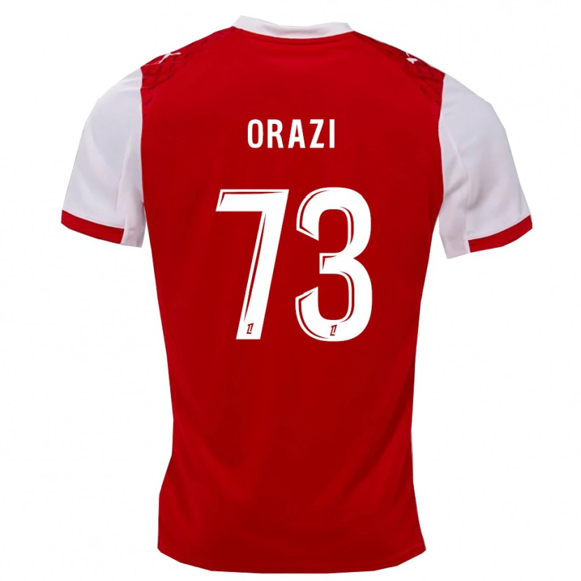 Danxen Uomo Maglia Ike Orazi #73 Rosso Bianco Kit Gara Home 2025/26 Maglietta