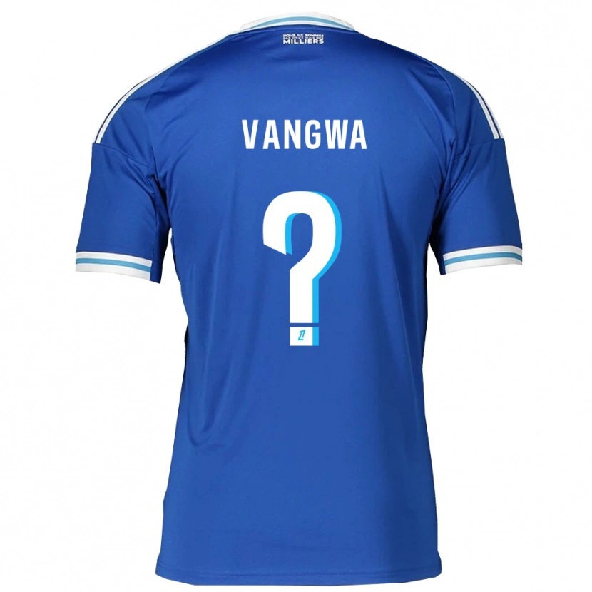 Danxen Uomo Maglia Jilva Vangwa #0 Blu Bianco Kit Gara Home 2025/26 Maglietta